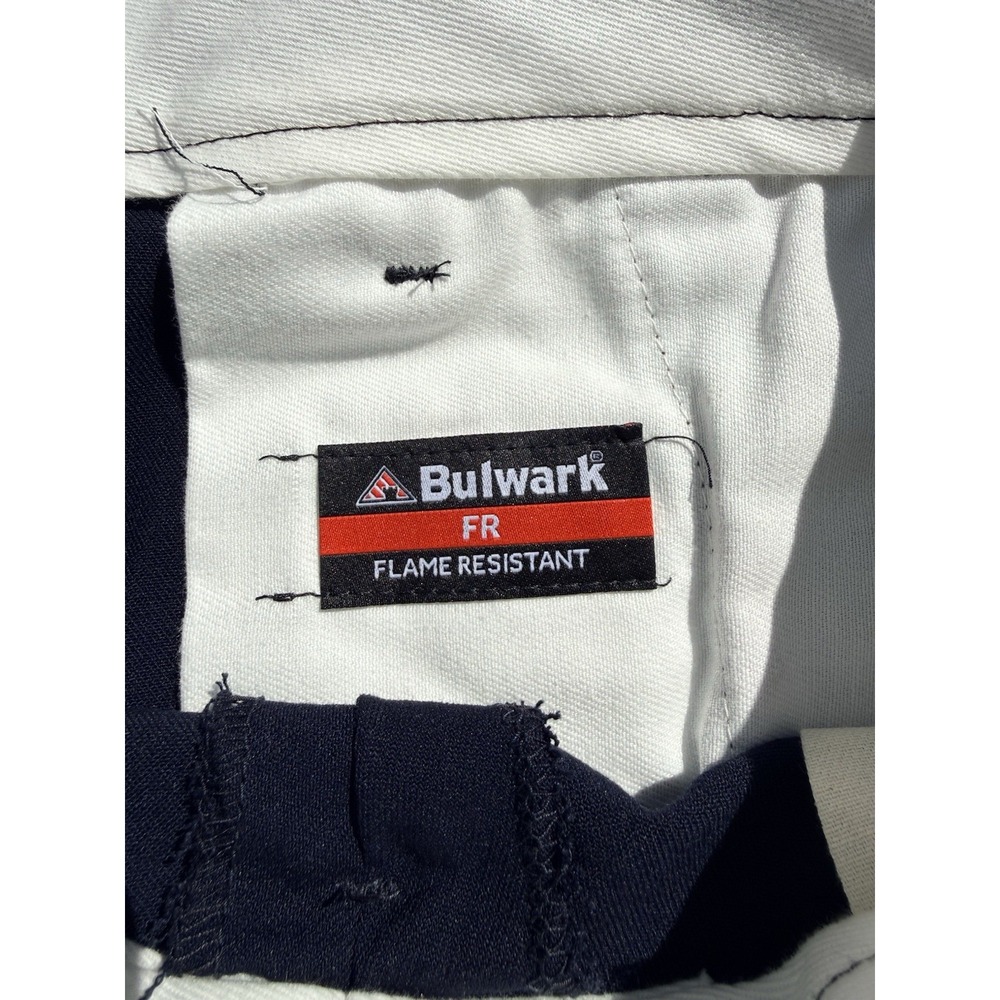 Bulwark FR Cargo Pants Men's 32x37 Navy CAT 2 NFPA 2112 ATPV 11 PMU2NV - Picture 6 of 10